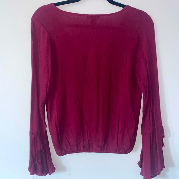 U2B - Maroon Blouse - Size S - Picture 3 of 4